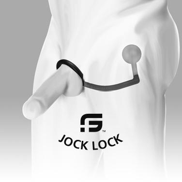 Sport Fucker Jock Lock Cockring/Ass Plug, Black