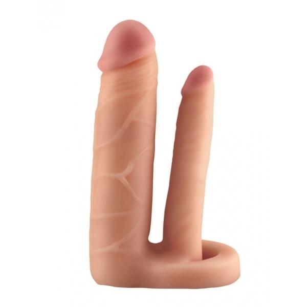 Pipedream Double Trouble Extension, Dildo, Flesh