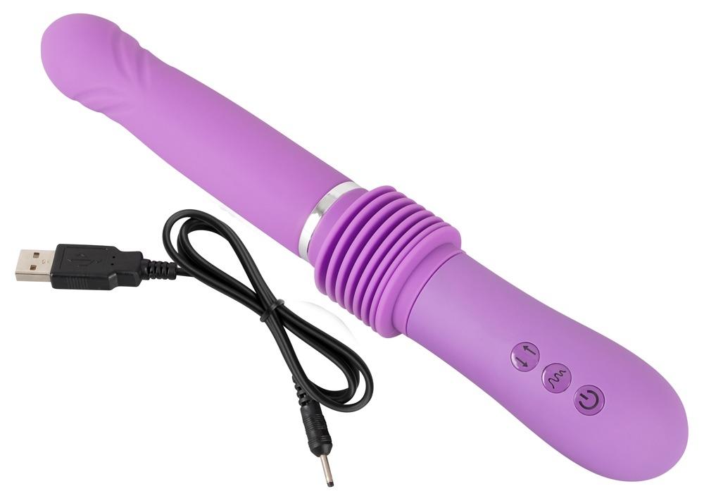 You2Toys Push it! Analvibrator with Thrust Function, 30 cm, Purple