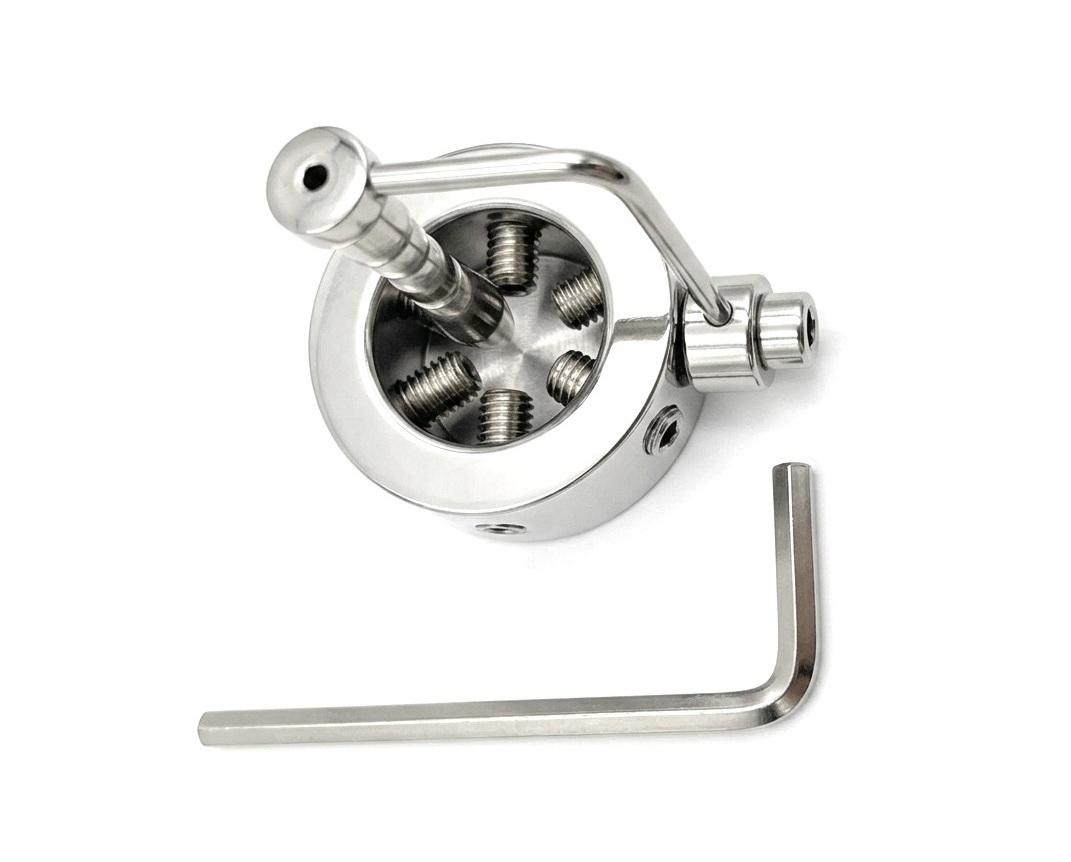 KIOTOS Penis/Glans Ring with Spikes & Penis Plug-25mm