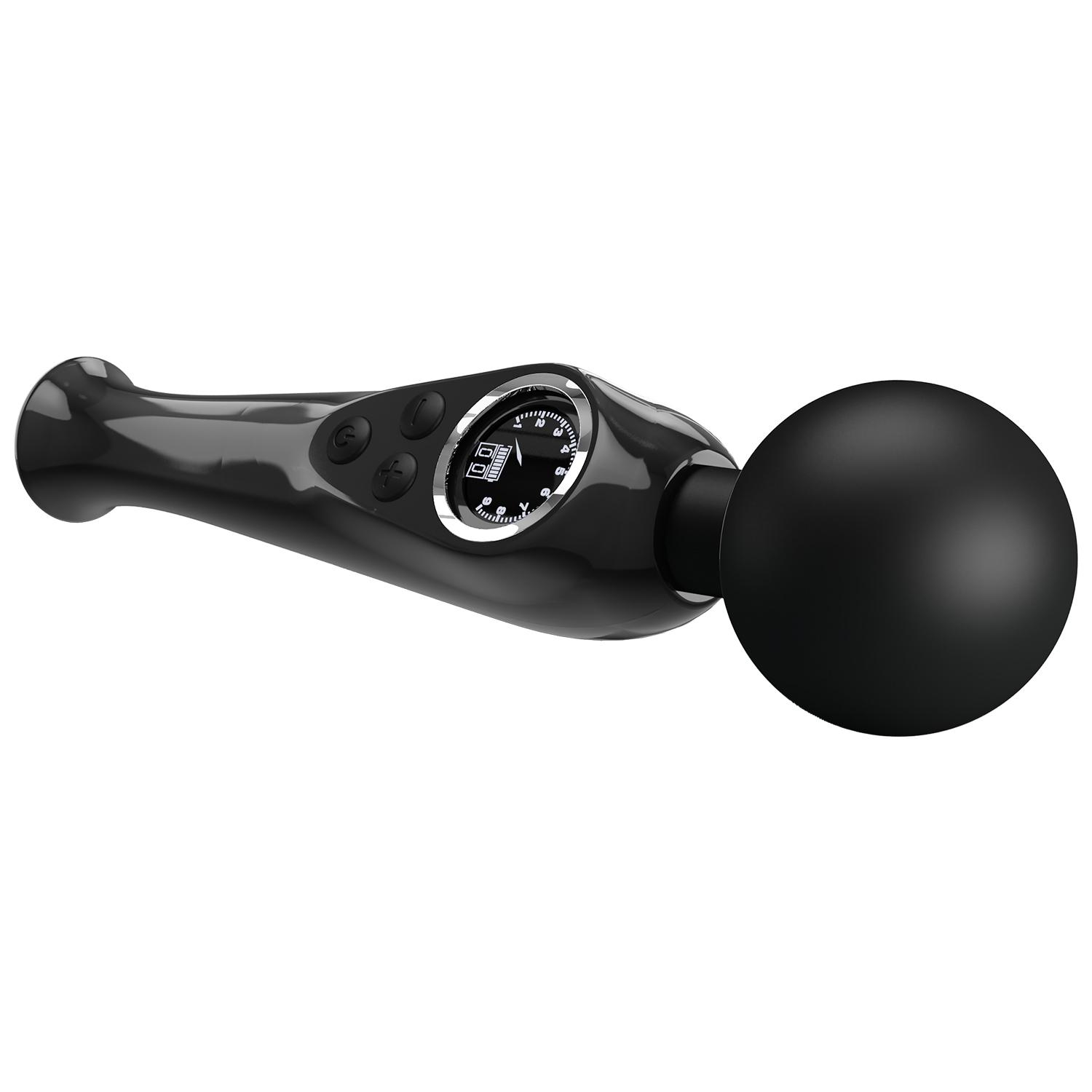 PRETTY LOVE - Stavros the Great LED Wand Massager 22,5 cm, Black