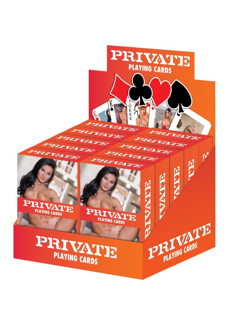 PRIVATE Playing Cards Disp 10p