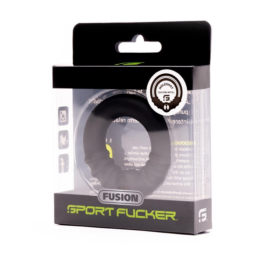 Sport Fucker Silicone Steel Fusion Ring Holeshot Xlarge, Black Sport Fucker Silicone Steel Fusion Ring Holeshot Xlarge, Black