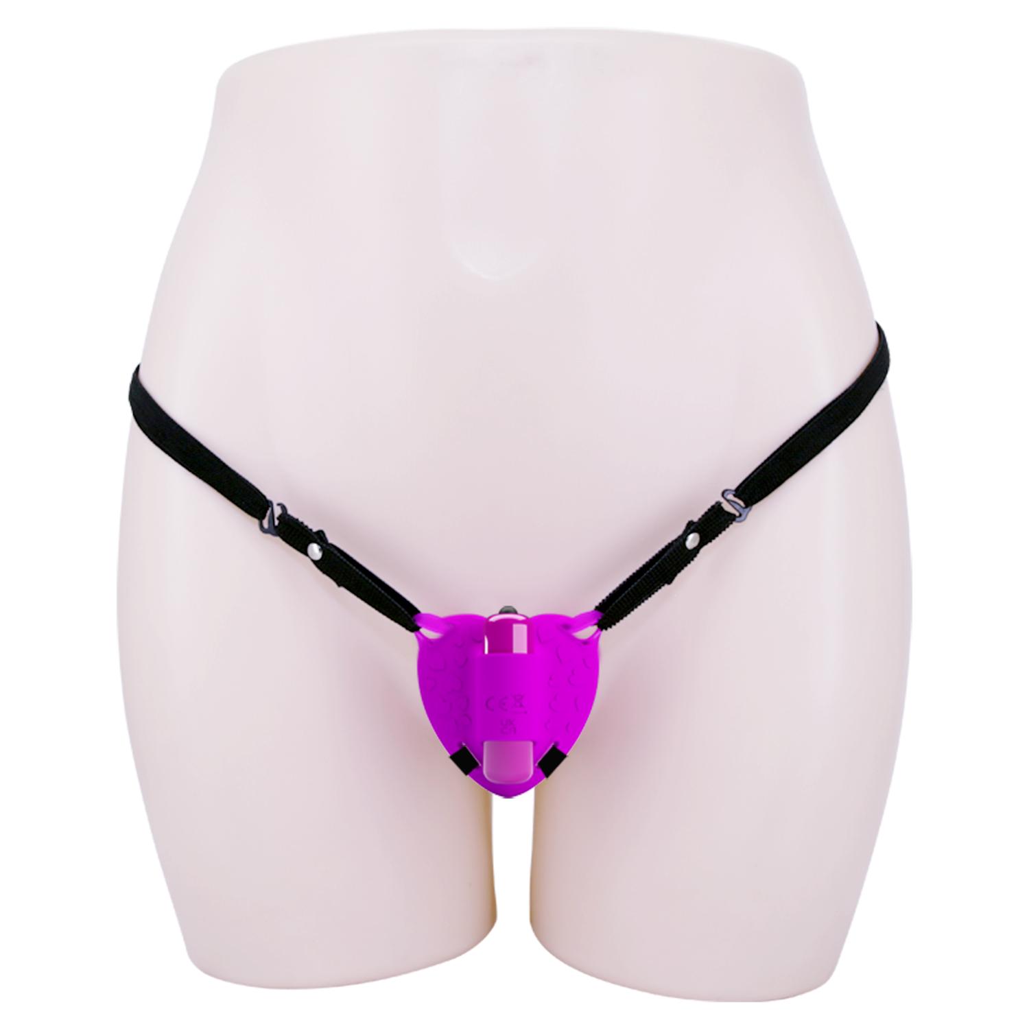 PRETTY LOVE - Heartbeat, Silicone strap on, 10 functions of vibration, 1AAA battery. 72*40 PRETTY LOVE - Heartbeat, Silicone strap on, 10 functions of vibration, 1AAA battery. 72*40