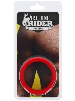 RudeRider Silicone Ring 40mm, Small, Red
