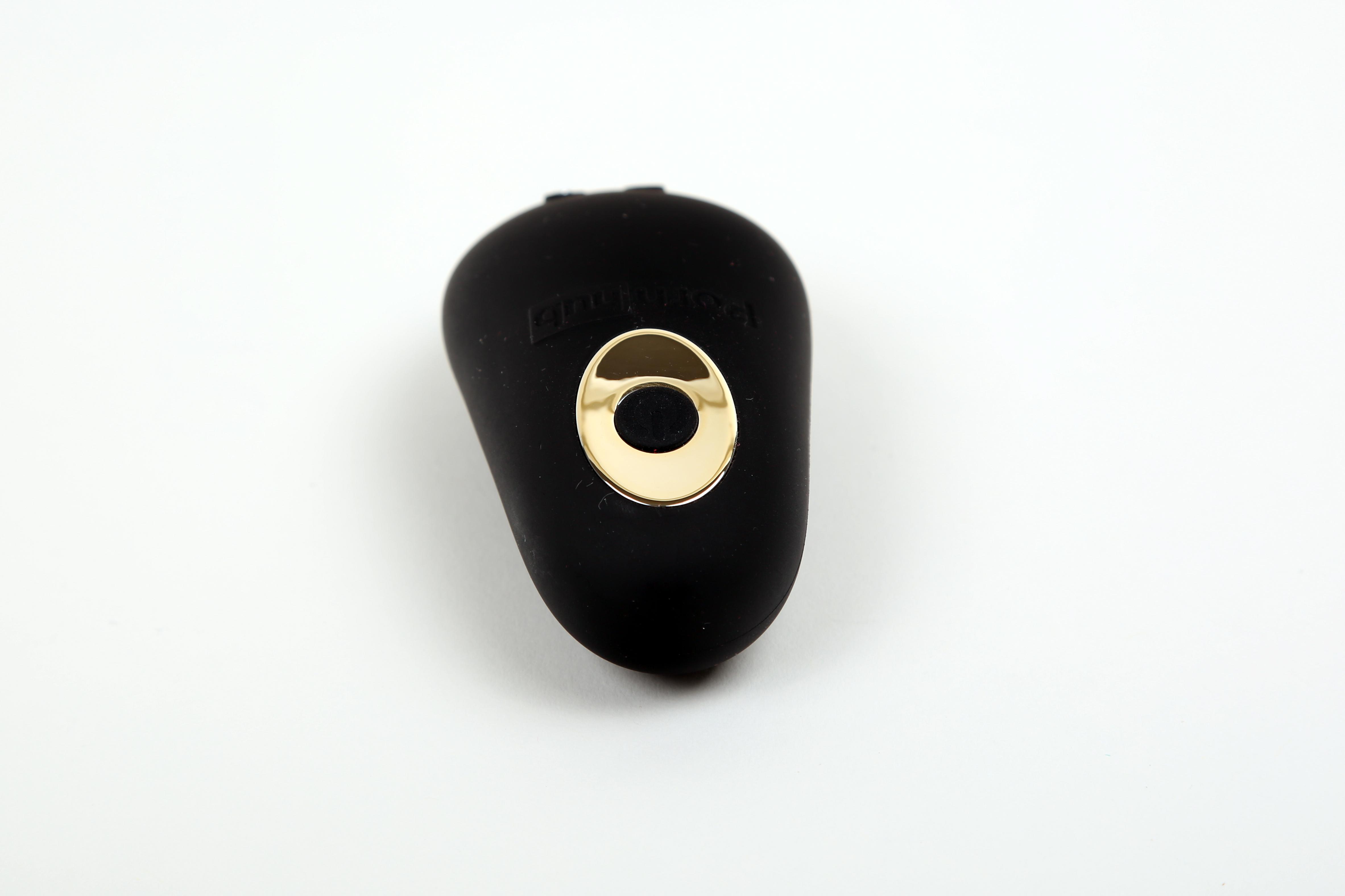 Pornhub Toys Tempest Clitoral Vibrator, Black/Gold, 9 cm