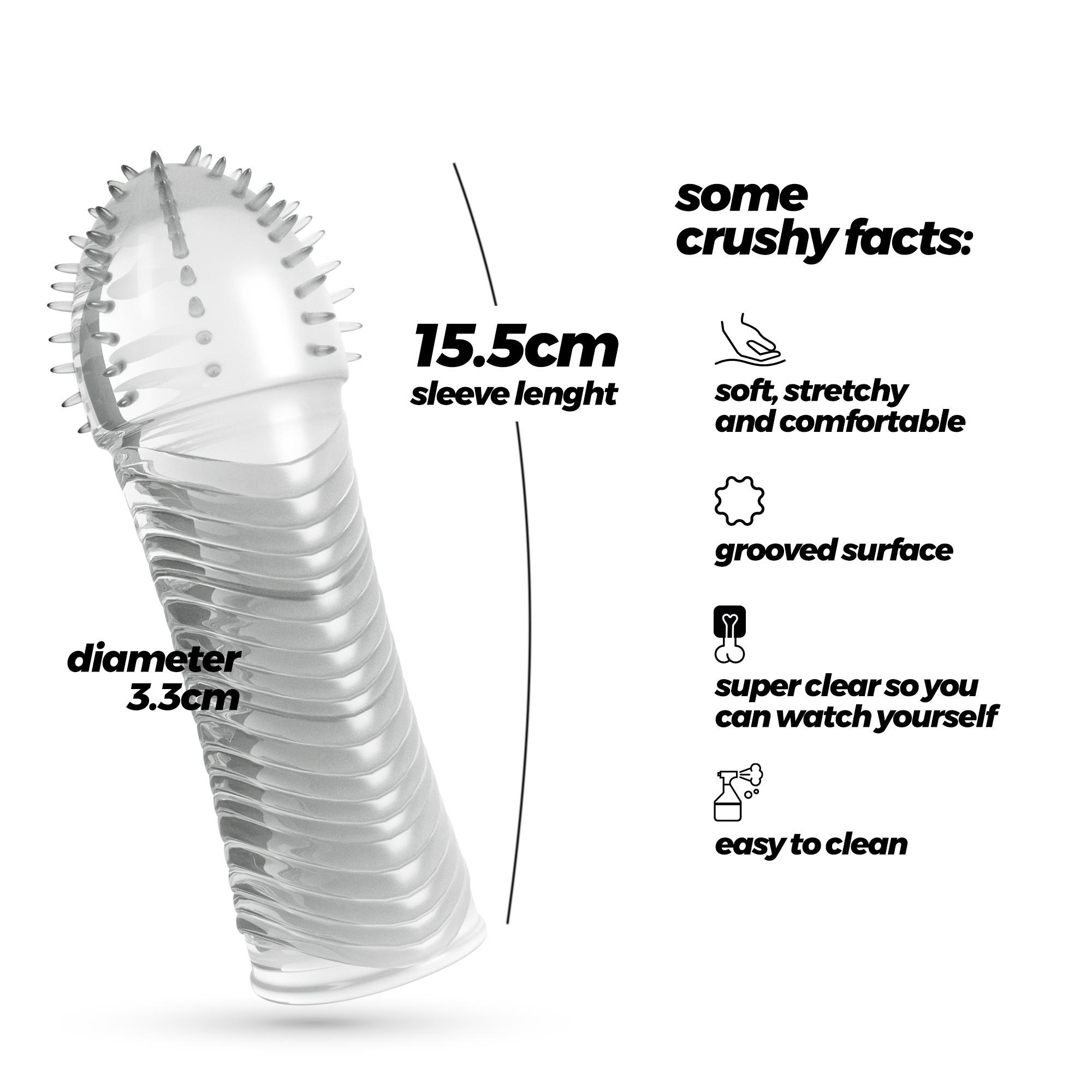 Crushious Ribbed Penis Sleeve