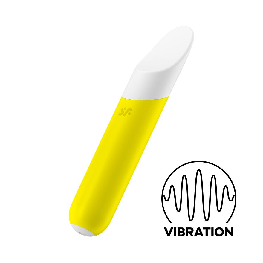 Satisfyer Ultra Power Bullet 7 Vibrator Yellow, 13,5 cm
