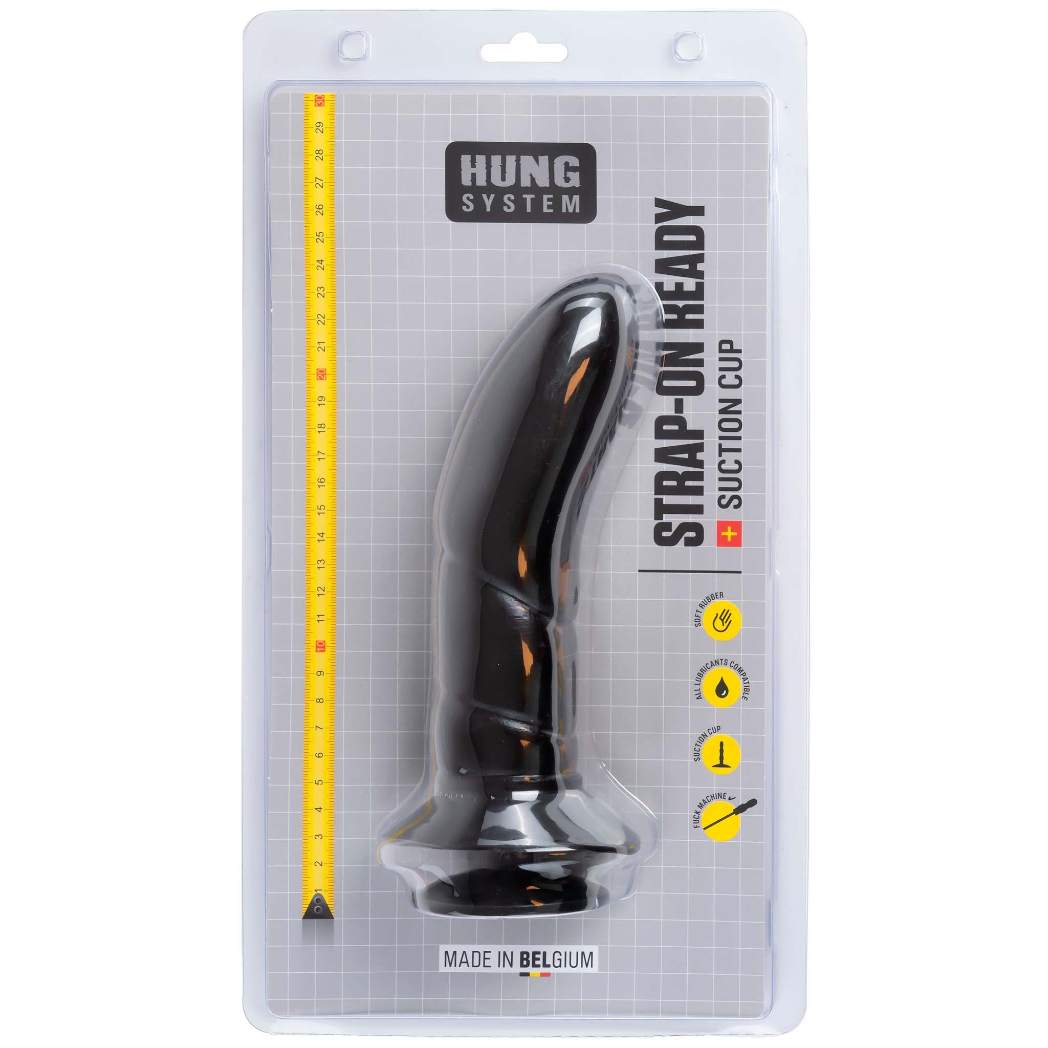 Hung System Dildo Oscar, 21 cm, Black Hung System Dildo Oscar, 21 cm, Black