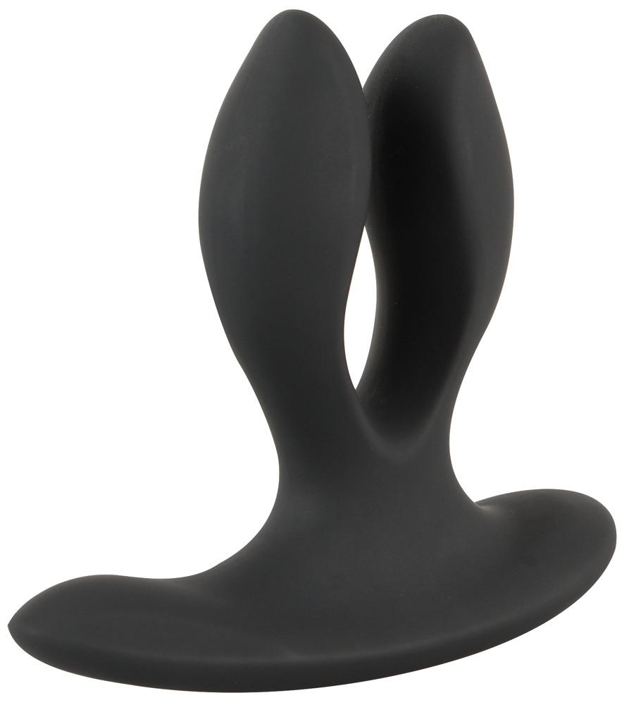 XOUXOU Vibrating Expander Butt Plug, 9 cm, Black