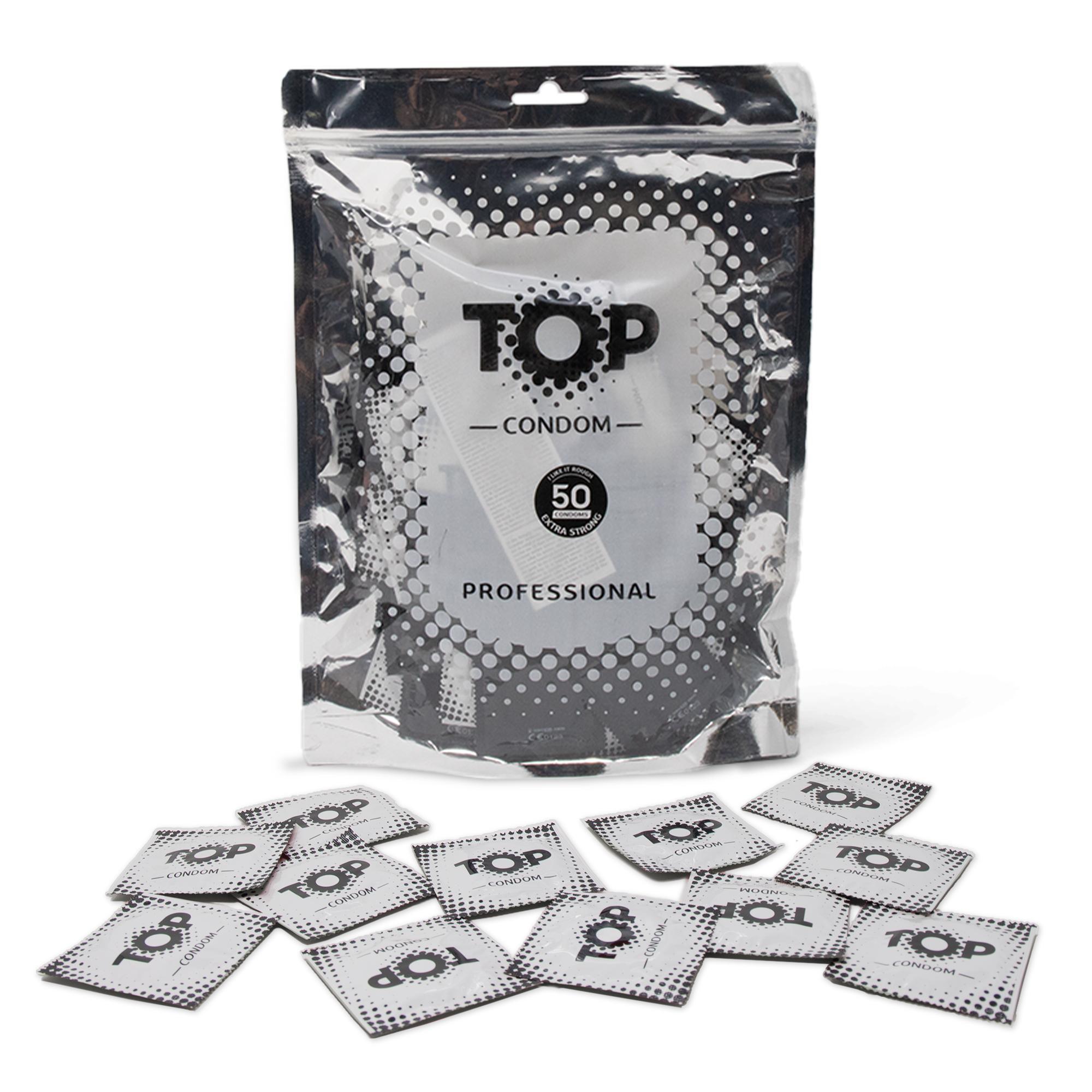 TOP Condoms Strong: I Like It Rough - Extra Strong, Packs of 50