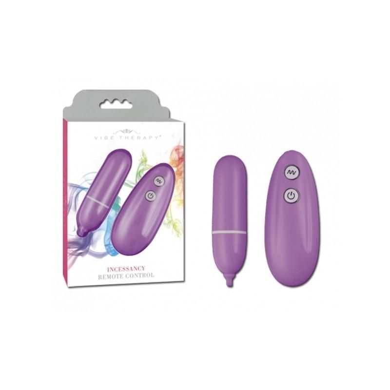 Vibe Therapy Incessancy Remote Control Vibrator, Purple