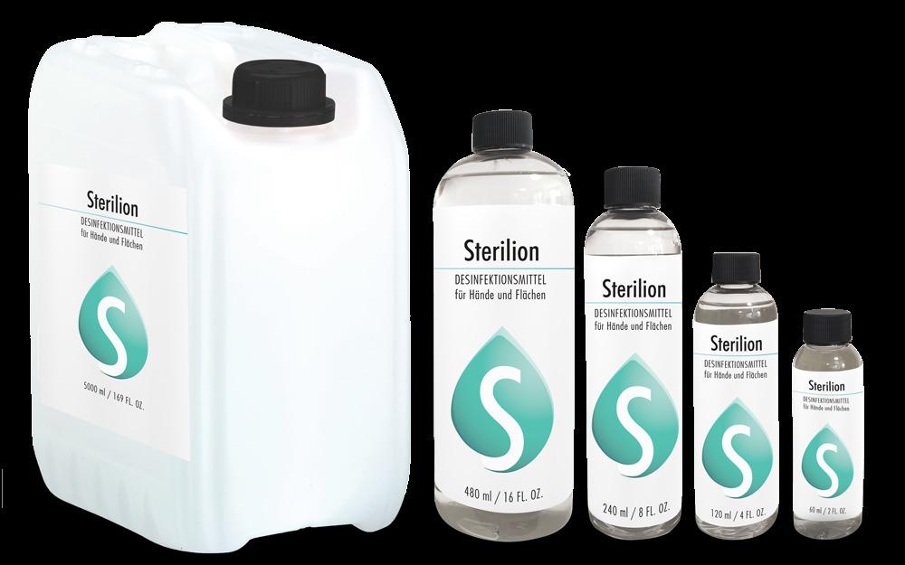 DESINFEKTIONSMITTEL Sterilion für Hände (auch für Flächen geeignet), 240 ml DESINFEKTIONSMITTEL Sterilion für Hände (auch für Flächen geeignet), 240 ml