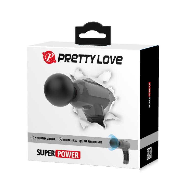 PRETTY LOVE - Super Power, Ultra powerful massager, Grey PRETTY LOVE - Super Power, Ultra powerful massager, Grey