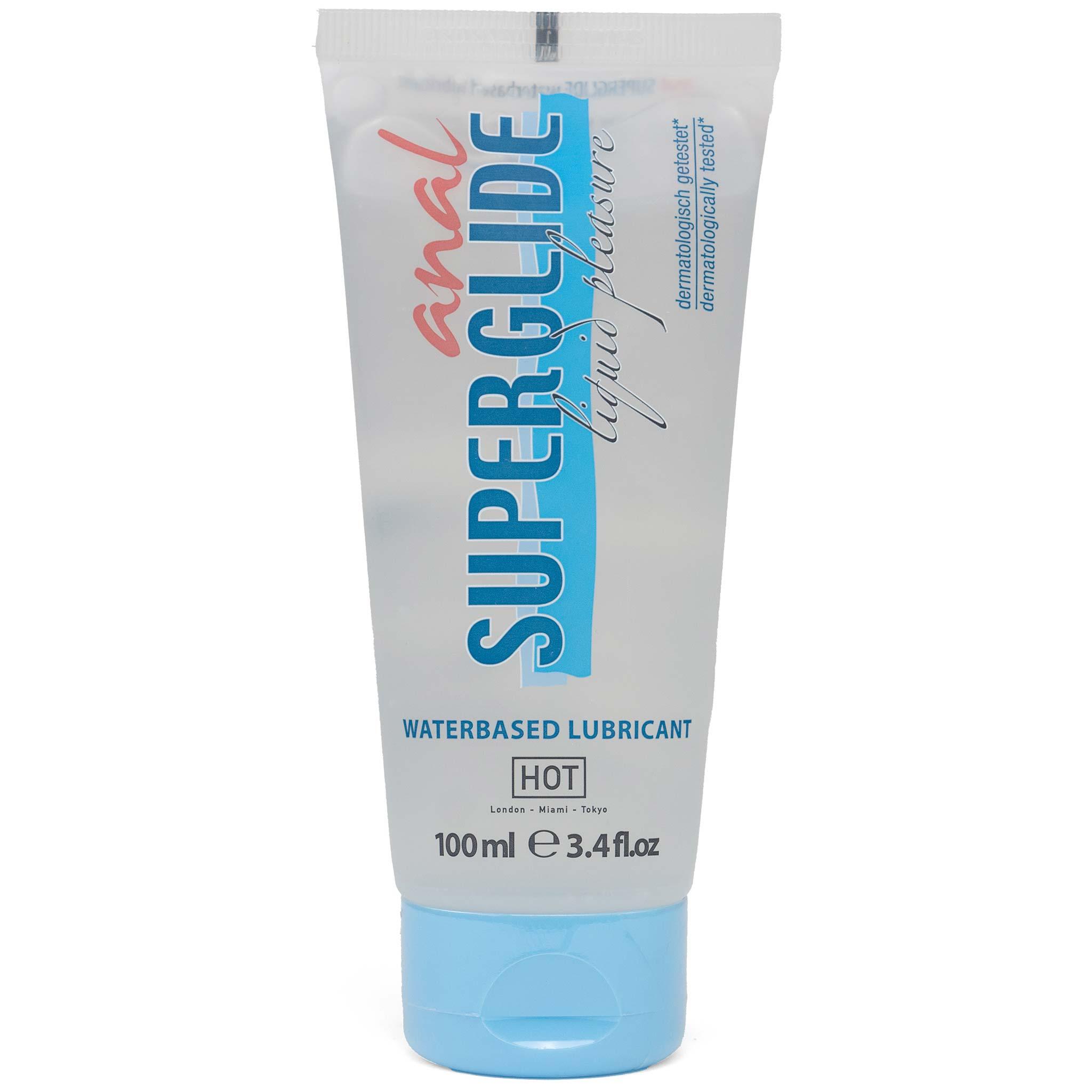 HOT ANAL SUPERGLIDE waterbased lubricant, 100ml/3.4fl.oz
