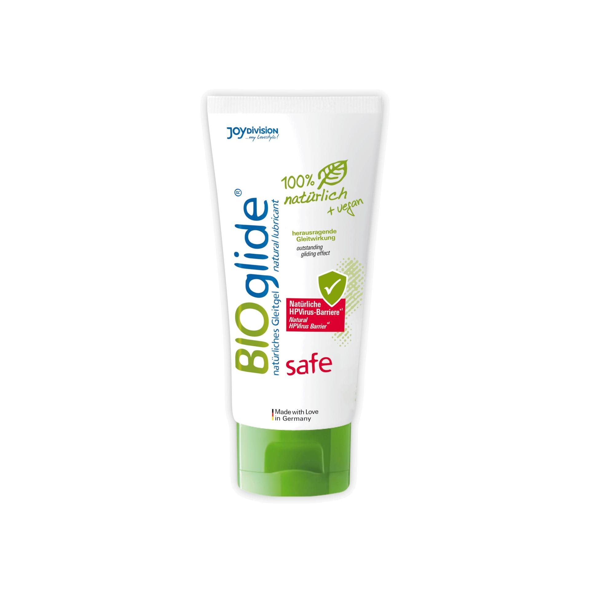 JoyDivision BIOglide Safe, Natural Lubricant with Carrageen, Water Based, 100 ml 