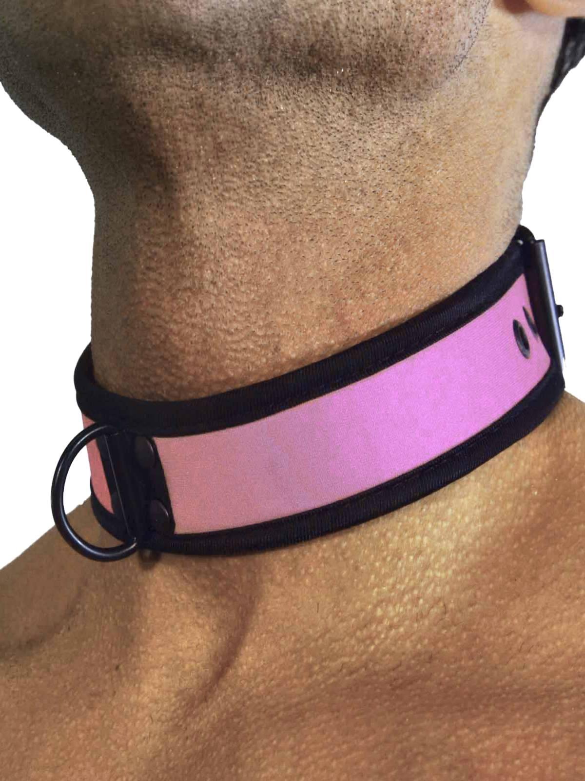 Rude Rider Neoprene Puppy Collar Rose