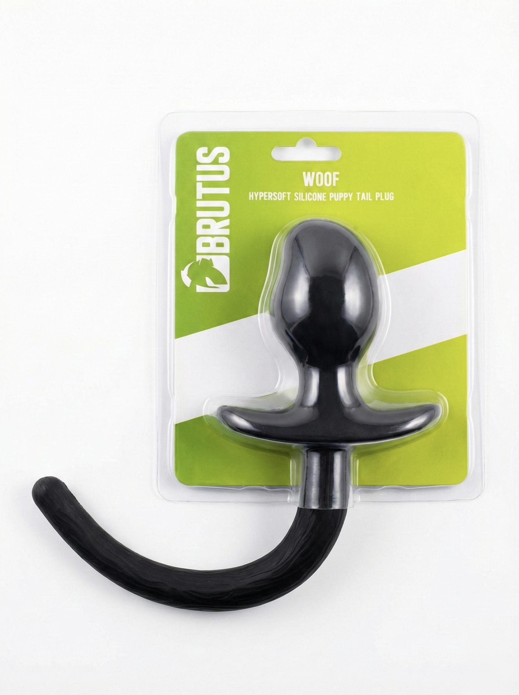 BRUTUS WOOF - HyperSoft Silicone Puppy Tail Plug