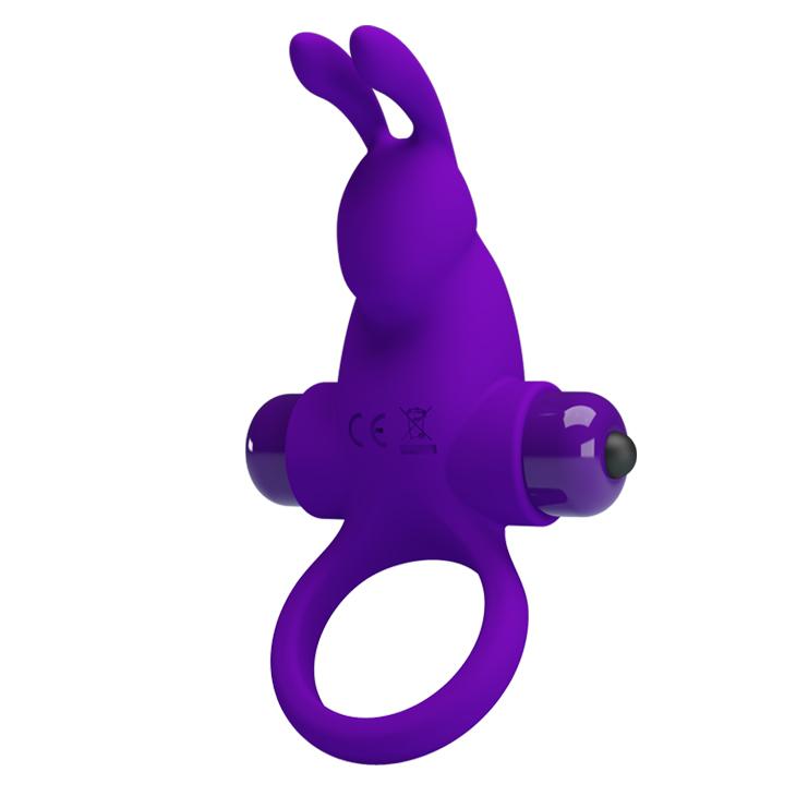 PRETTY LOVE - Vibrant Penis Ring, Purple, 56 mm PRETTY LOVE - Vibrant Penis Ring, Purple, 56 mm
