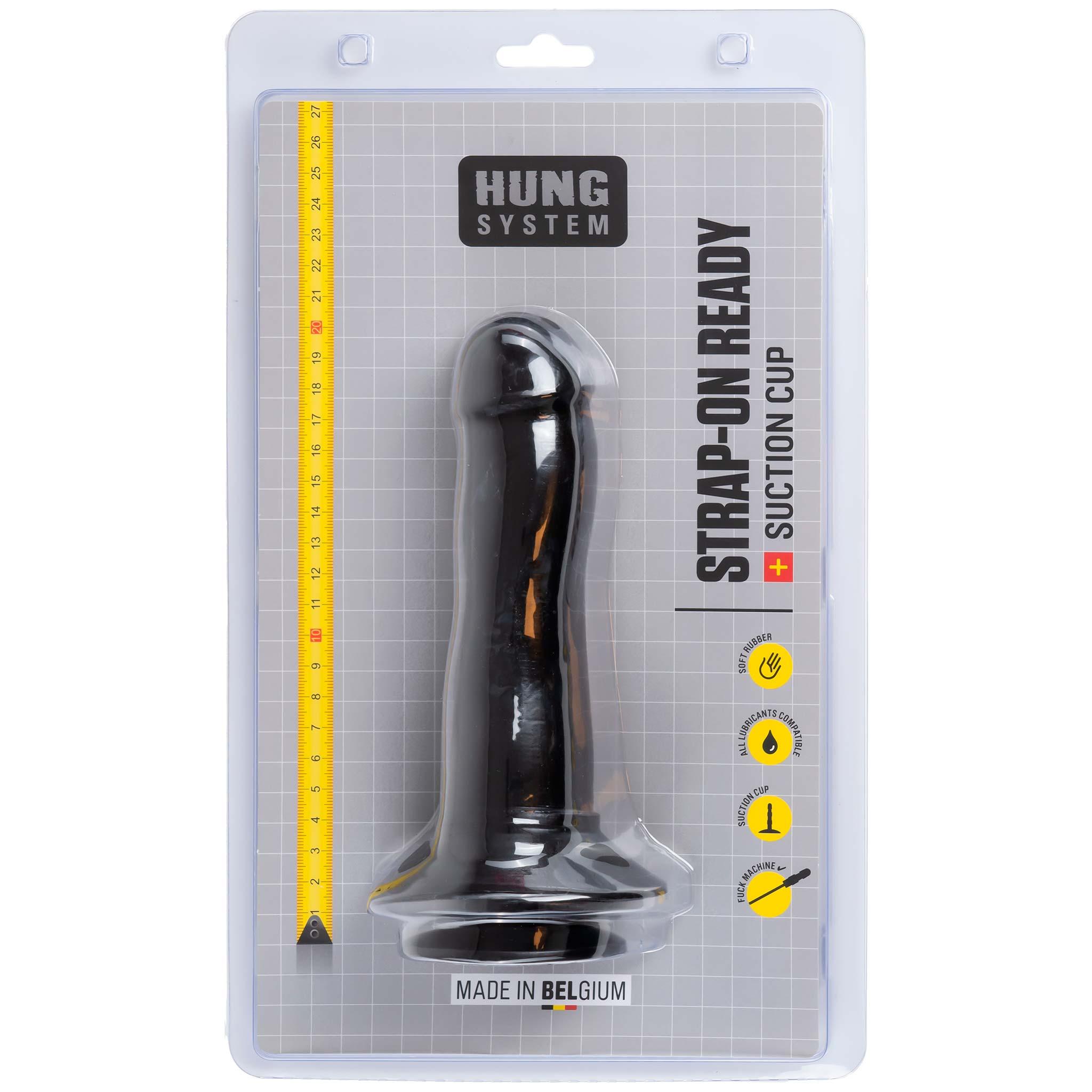 Hung System Dildo Co-Co, 18,5 cm, Black Hung System Dildo Co-Co, 18,5 cm, Black