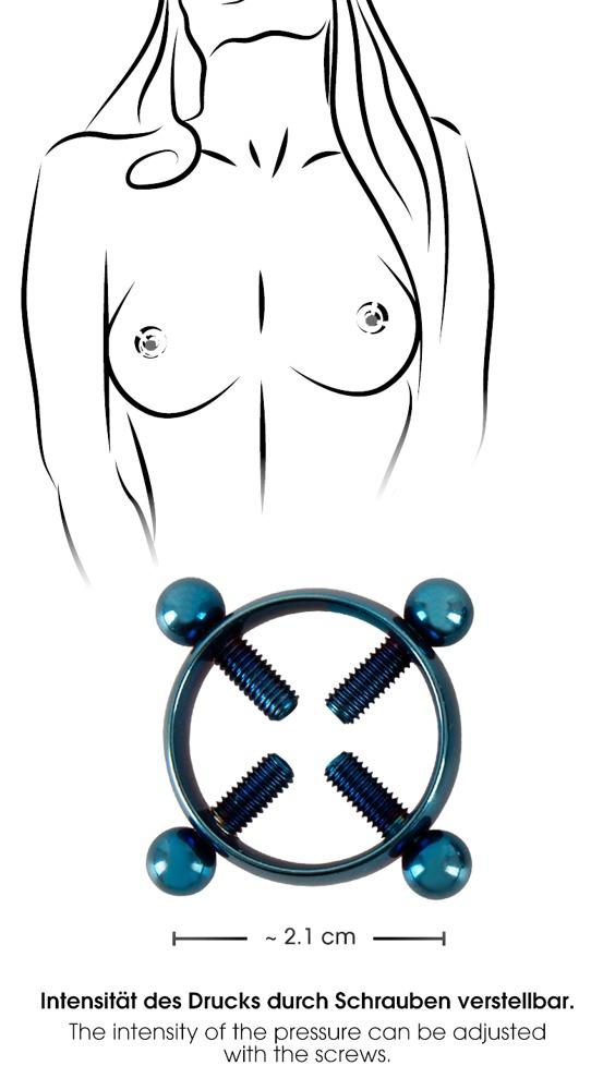 Bad Kitty Nipple Jewellery, Blue