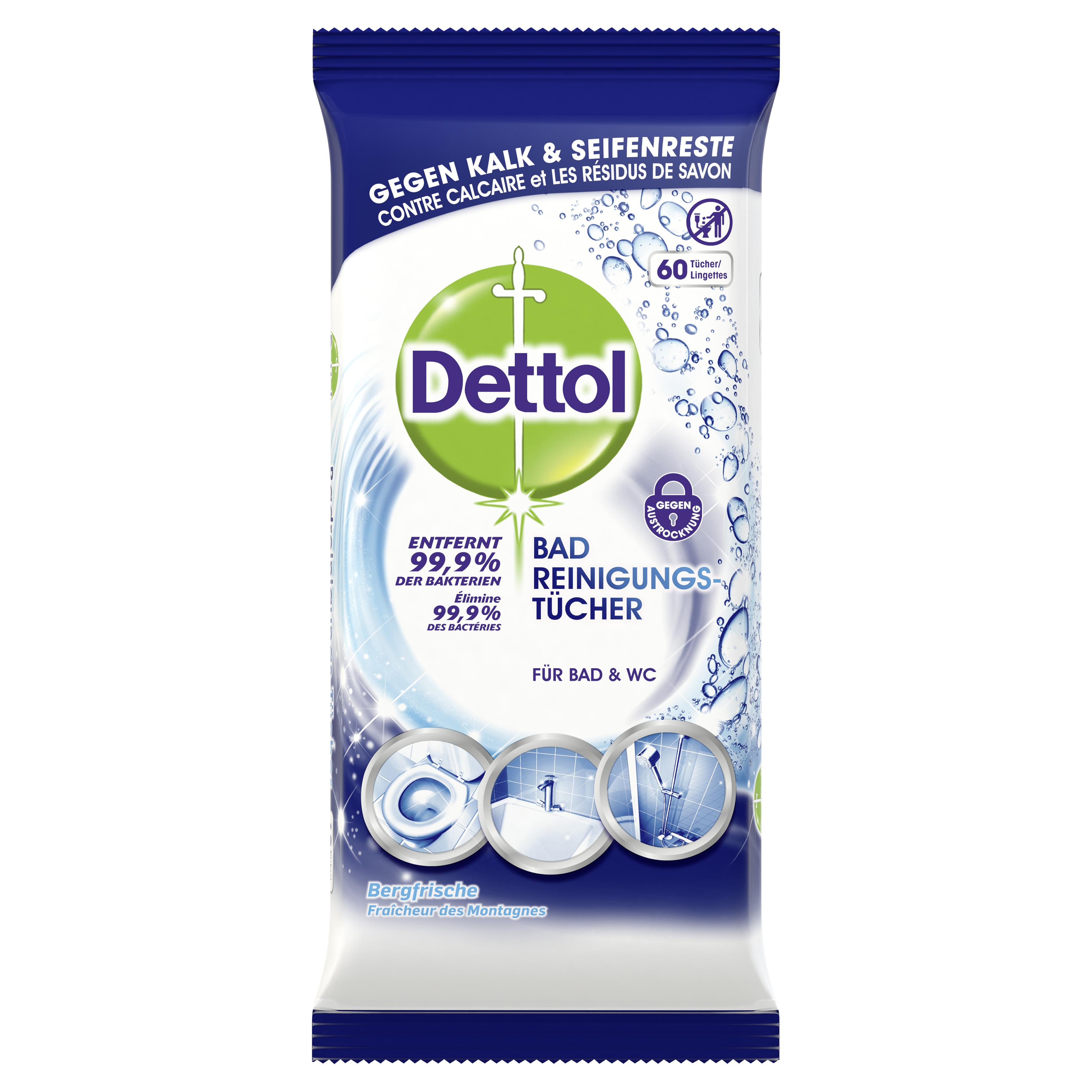 Dettol Badreinigungstücher Bergfrische