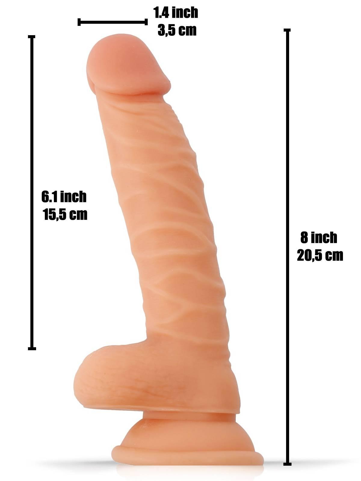 Rude Rider Regular Dude Marcel, 20,5 cm, Flesh Rude Rider Regular Dude Marcel, 20,5 cm, Flesh