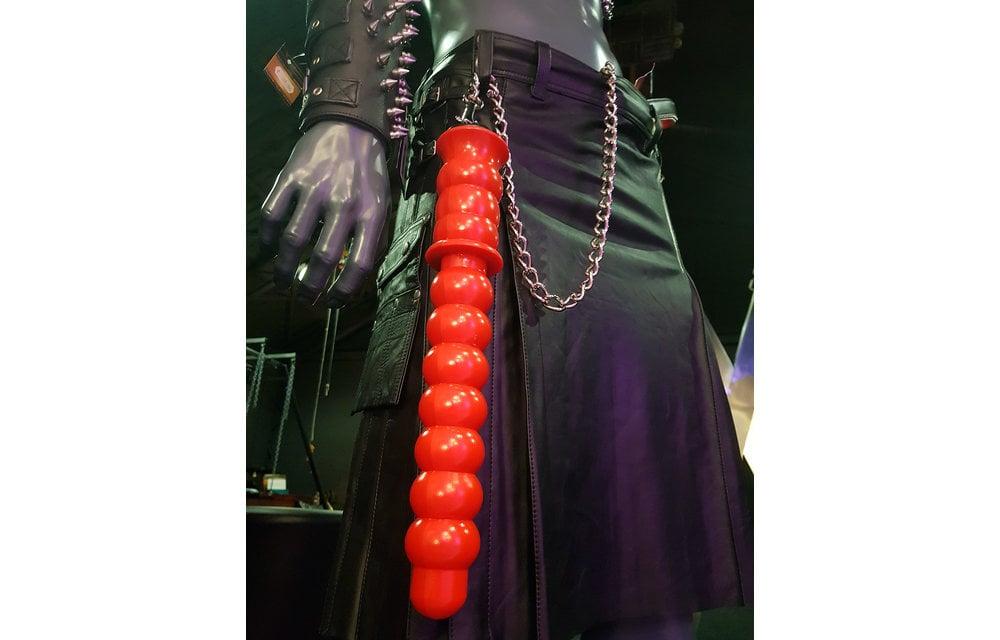 Bull s Eye Anal Dildo Night Stick - Under Arrest, 37,5 cm, Red