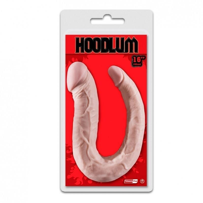 NMC HOODLUM U Shape Double Dong, Flesh, 40 cm