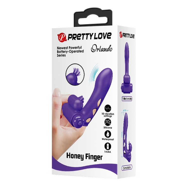 PRETTY LOVE - Orlando Finger Vibrator, Purple PRETTY LOVE - Orlando Finger Vibrator, Purple