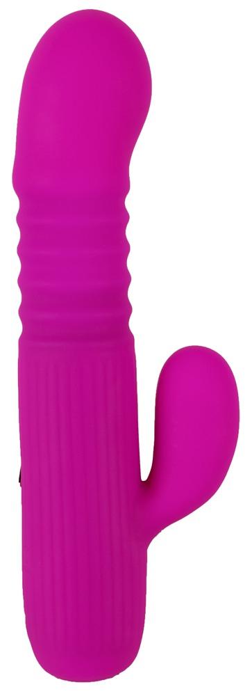 XOUXOU Thrusting Rabbit Vibrator, 16 cm, Purple