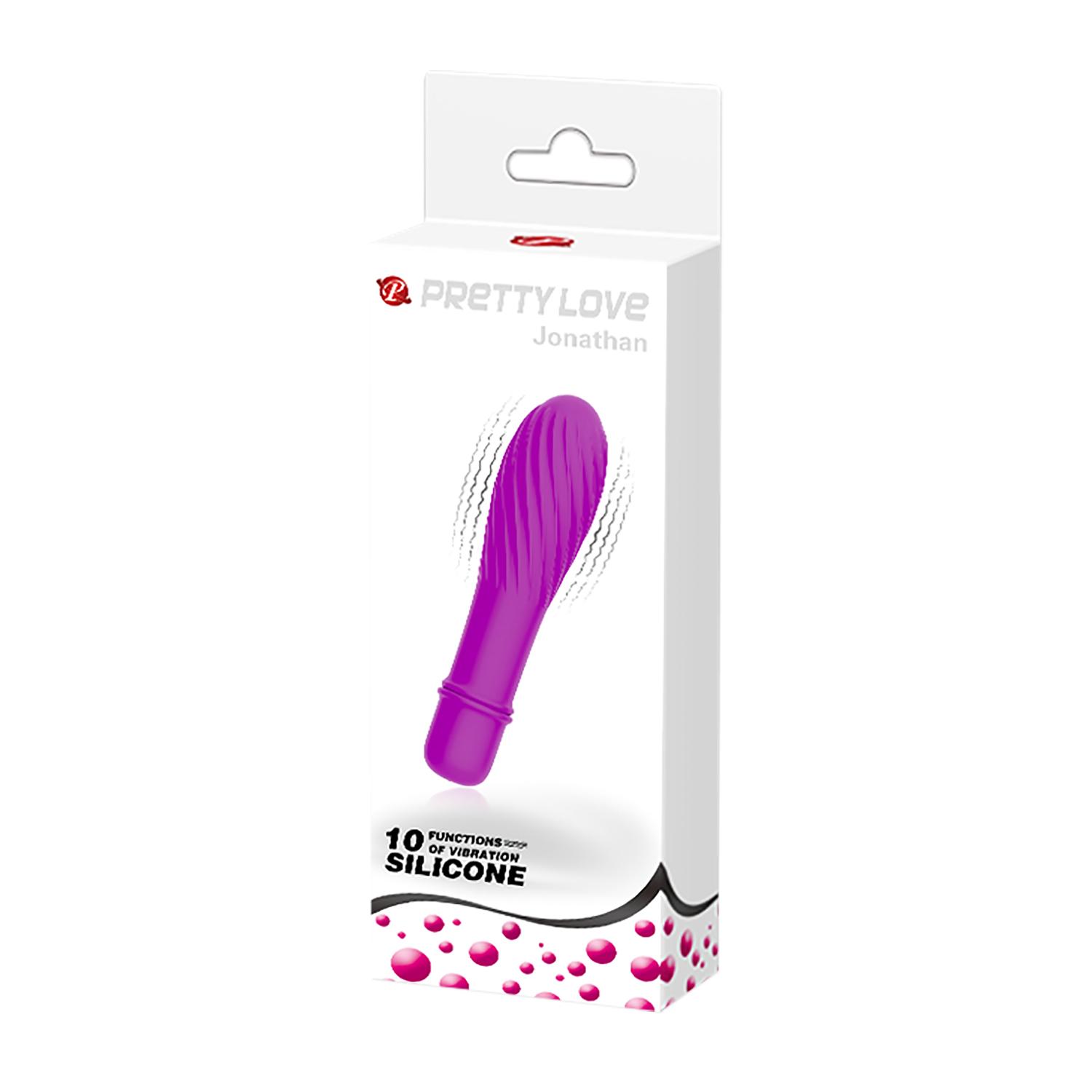 PRETTY LOVE - Solomon, 10 Functions of vibration, 1 AAA battery, silicone, waterproof L:123mm ':29mm
