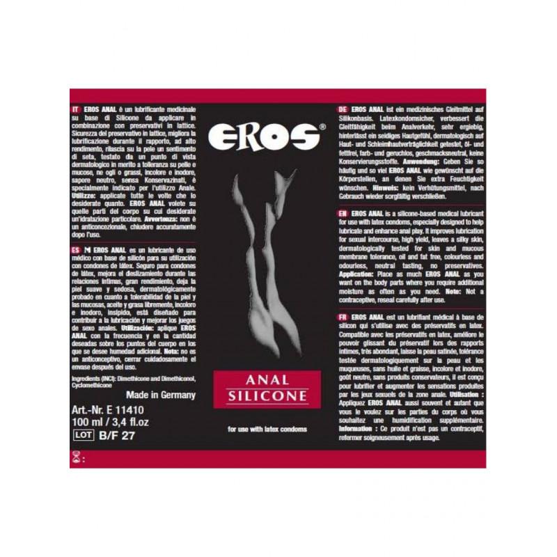 Megasol EROS Anal Silicone, Lubricant, 100 ml (3,4 fl.oz.) Megasol EROS Anal Silicone, Lubricant, 100 ml (3,4 fl.oz.)
