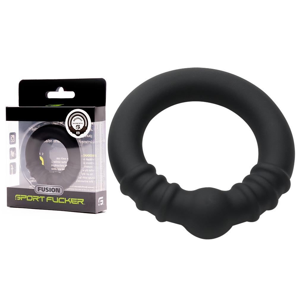 Sport Fucker Silicone Steel Fusion Ring Holeshot Xlarge, Black