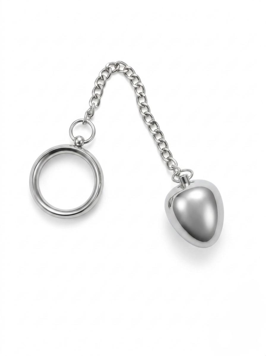 Donut C-Ring Anal Egg with Chain 45X45