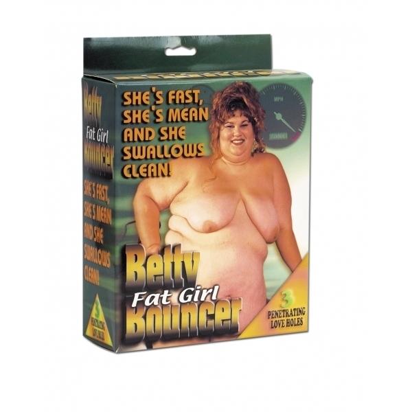 Betty Bouncer Fat Girl Love Doll, Flesh, 154 cm
