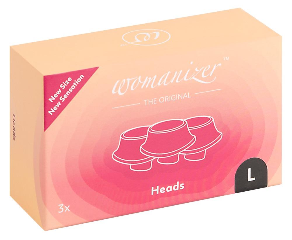 Womanizer Replacement Heads Large, Pack of 3, Black