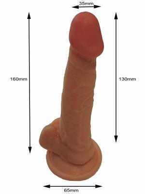 Rude Rider Regular Light Rider Dildo 16 x 3,5 cm Silicone Rude Rider Regular Light Rider Dildo 16 x 3,5 cm Silicone