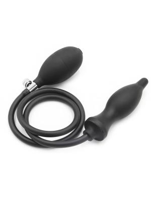 Rude Rider Inflatable Spindle Plug Silicone Black