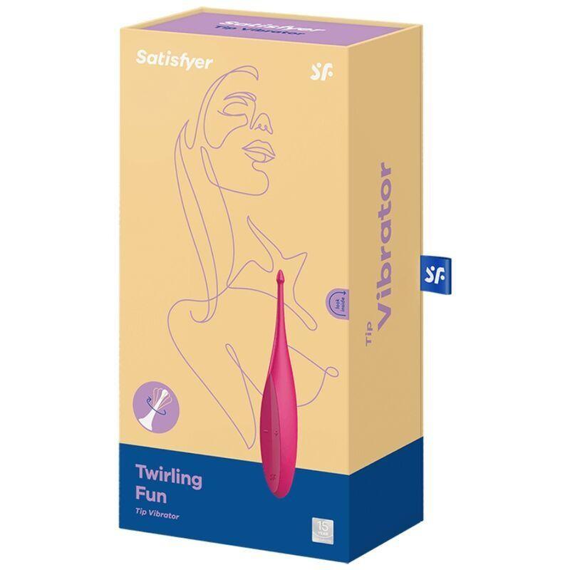 Satisfyer Twirling Fun Vibrator, Pink, 17,5 cm
