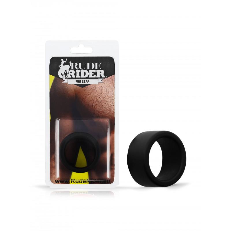 RudeRider Ball Stretcher Liquid Silicone 30mm, Black