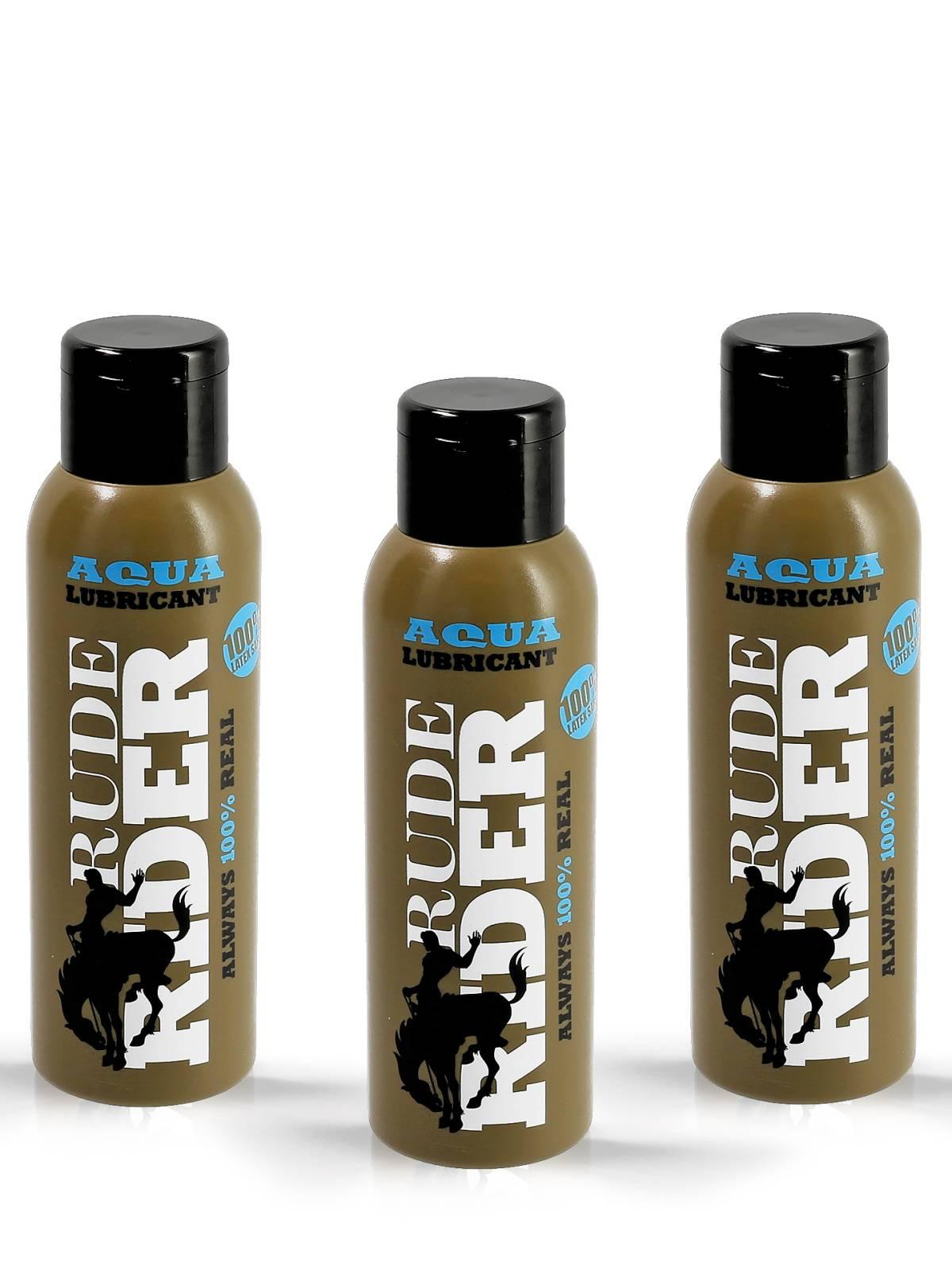 Rude Rider Aqua Lubricant, Water Based, 100ml (3,4 fl.oz.) Rude Rider Aqua Lubricant, Water Based, 100ml (3,4 fl.oz.)