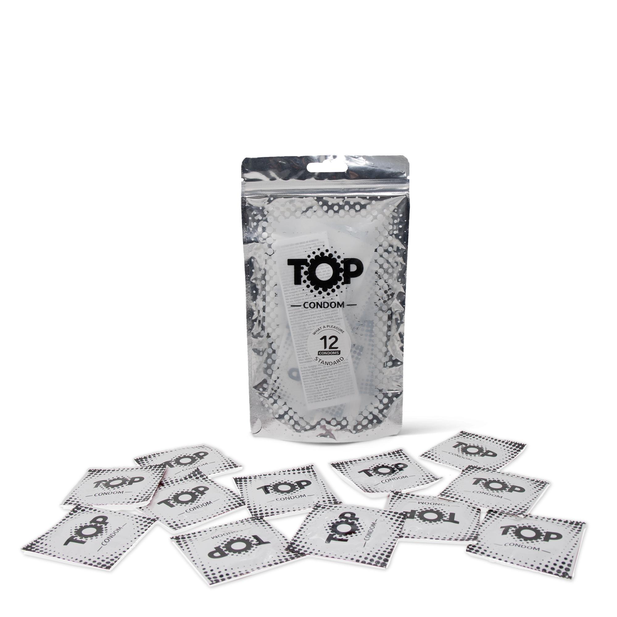 TOP Condoms Standard: What A Pleasure - Standard Fun, Packs of 12