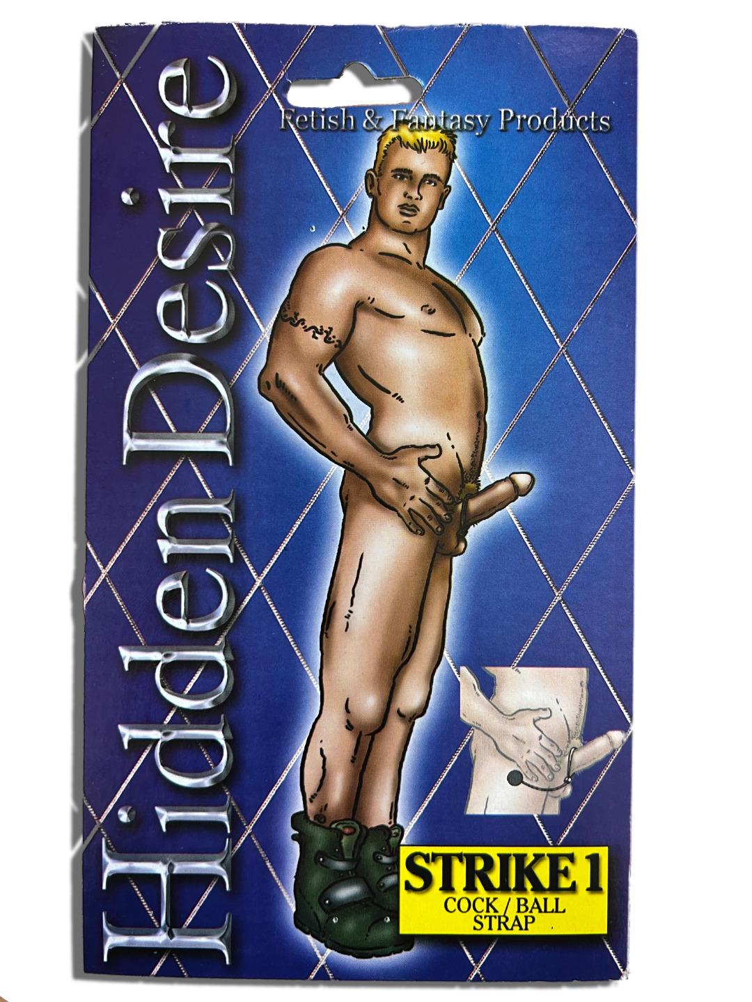 Hidden Desire Strike 1 Cock And Ball Strap