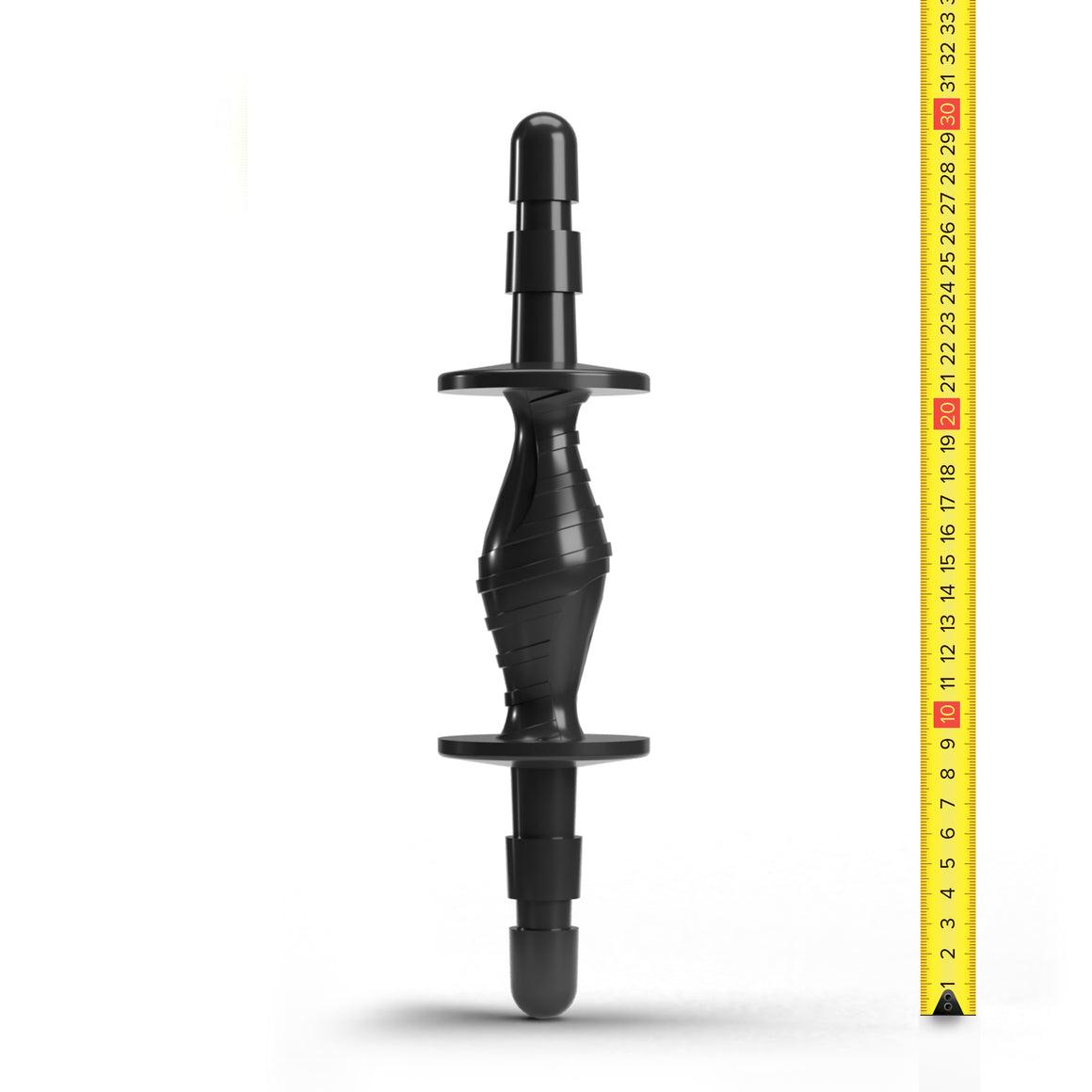 Hung System Insert Plug Double Handle, 30 cm, Black Hung System Insert Plug Double Handle, 30 cm, Black