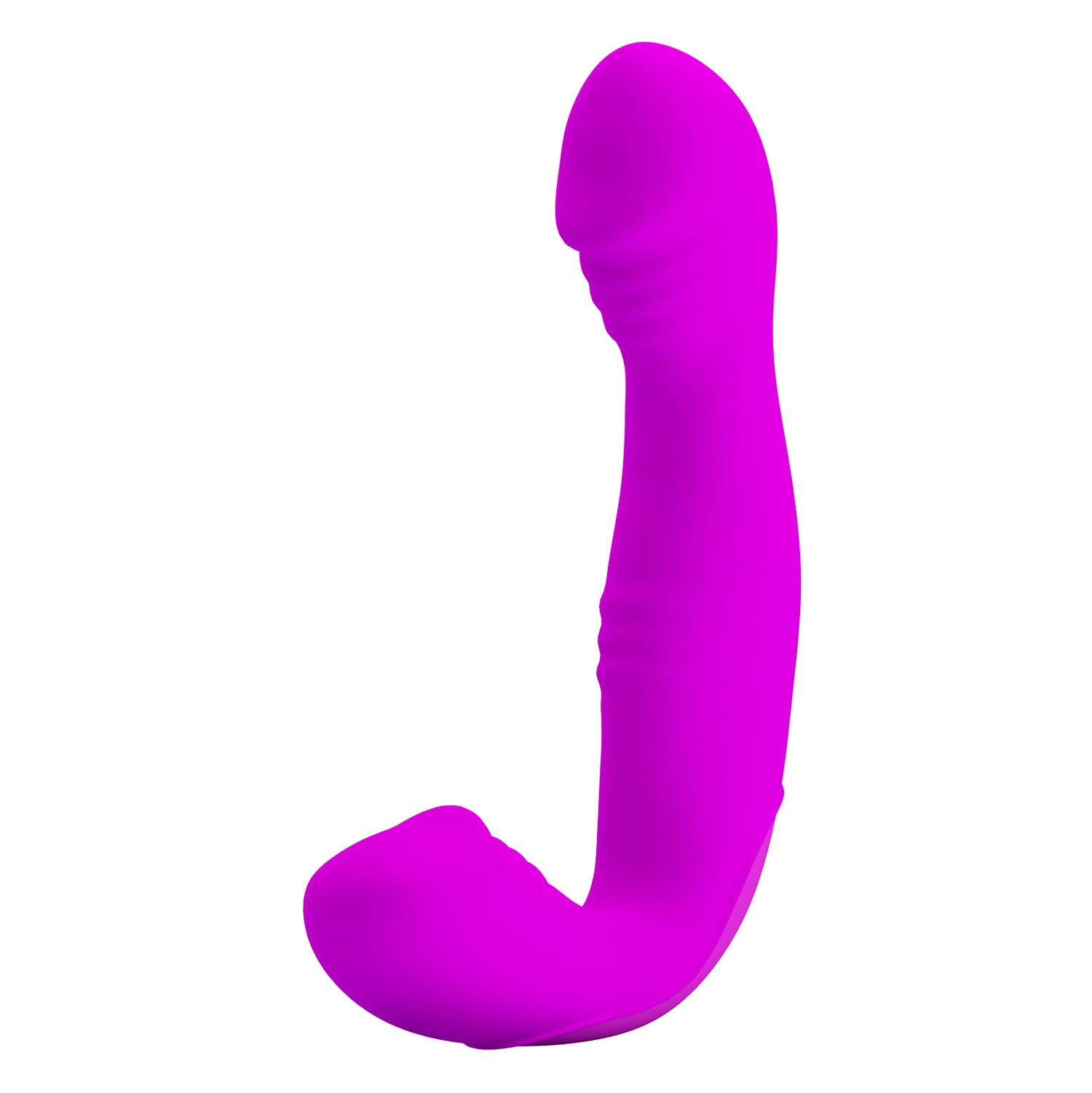 PRETTY LOVE - Angelo, 30 Fuctions of vibration, Full silicone cover, USB rechargeable, waterproof ':41/37mm   L:187mm