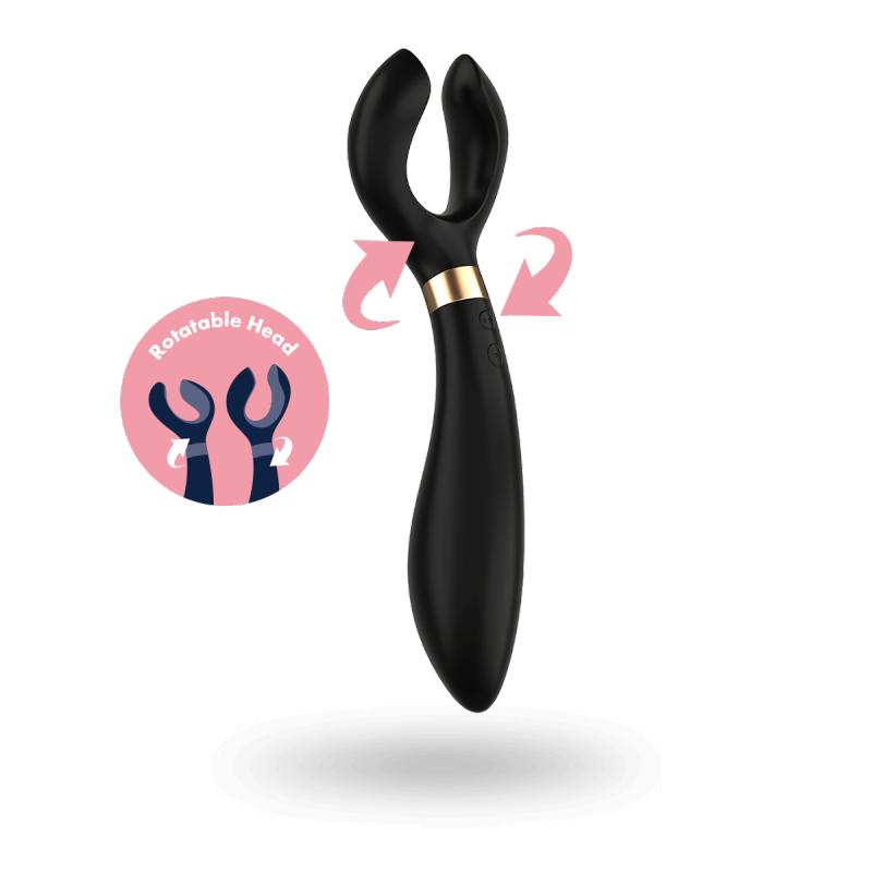 Satisfyer - Partner Multifun 3 Vibrator, Black