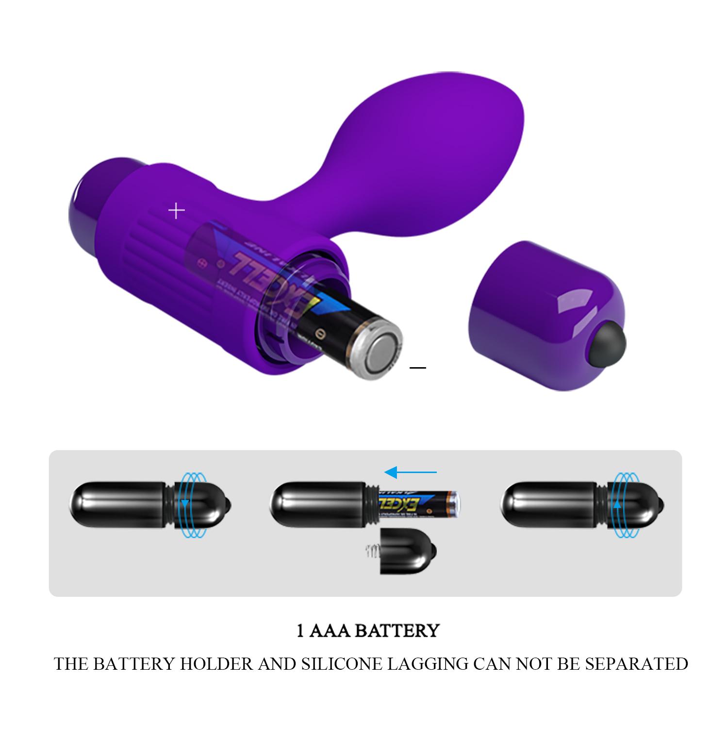 PRETTY LOVE - Vibe Butt Plug, Purple PRETTY LOVE - Vibe Butt Plug, Purple