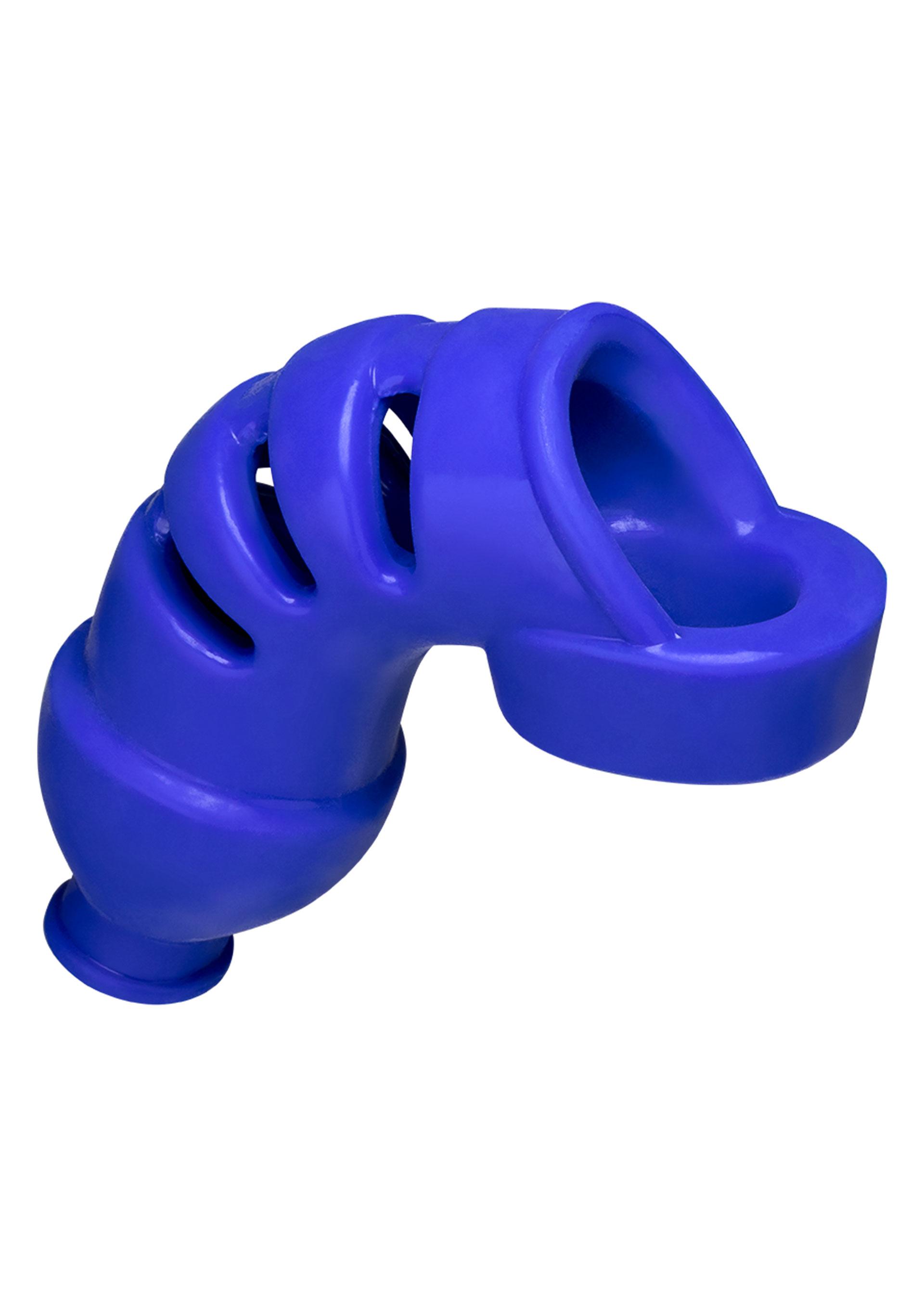 Hünky Junk Lockdown Chastity Cage, Blue