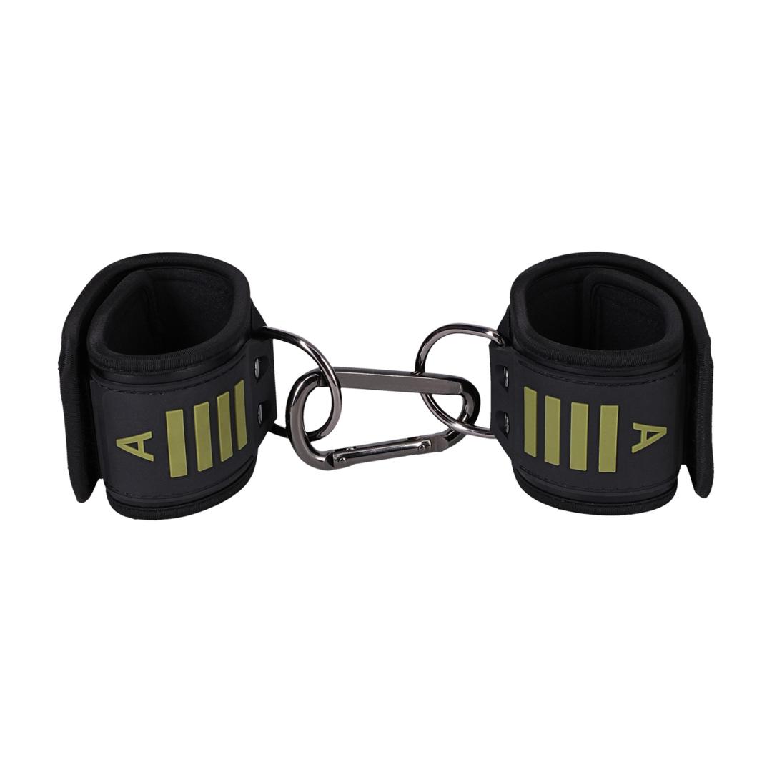 Fort Troff Tactical Ankle Cuffs - Black/Green Fort Troff Tactical Ankle Cuffs - Black/Green
